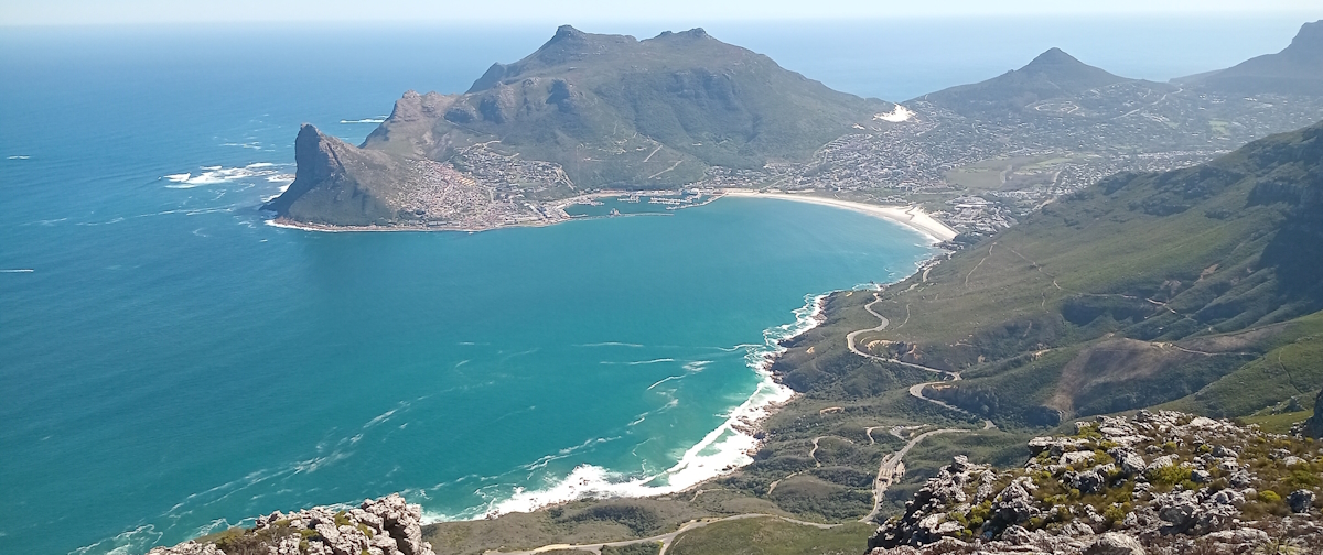 Hout Bay from Noordhoek Peak : just one of many spectacular views in Cape Town.