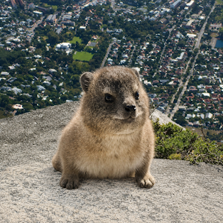 Rock Hyrax, more commonly called 'Dassie'