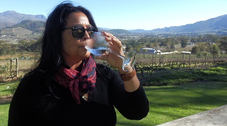 Wine tasting in the Franschhoek valley